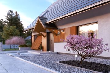  Projekt domu Albit (BSA1891) - projekt domu parterowego z poddaszem - Zdjęcie 4