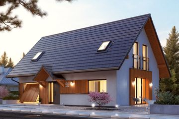  Projekt domu Albit (BSA1891) - projekt domu parterowego z poddaszem - Zdjęcie 1