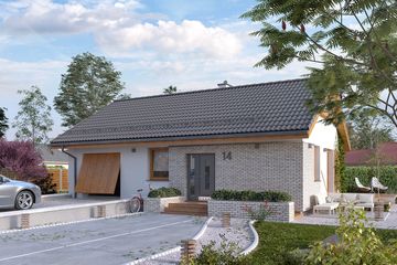  Projekt domu Imbir 2 (BSA1901) - projekt domu parterowego - Zdjęcie 4