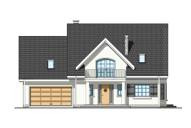  Projekt domu Julka 3 wariant B (WAH1565) - projekt domu parterowego - Zdjęcie 1