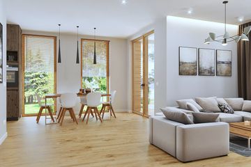  Projekt domu Optymalny 2 (WAH1569) - projekt domu parterowego z poddaszem - Zdjęcie 3