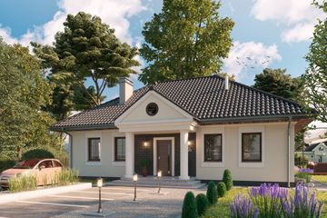  Projekt domu Aleksandria Rex (1380) (KRD2530) - projekt domu parterowego - Zdjęcie 1
