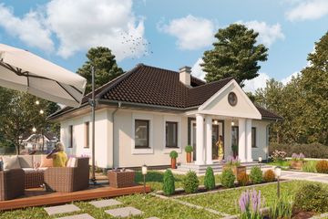  Projekt domu Aleksandria Rex (1380) (KRD2530) - projekt domu parterowego - Zdjęcie 3