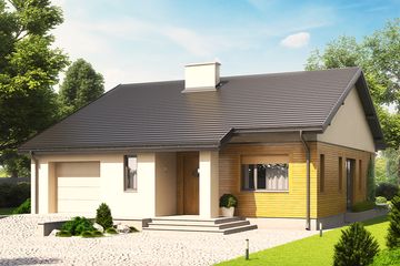  Projekt domu Armando G1 energo (WRC2386) - projekt domu parterowego - Zdjęcie 1