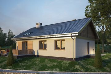  Projekt domu Bolek (1382) (KRD2534) - projekt domu parterowego - Zdjęcie 6