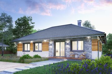  Projekt domu Lena Eko (1393) (KRD2547) - projekt domu parterowego - Zdjęcie 3