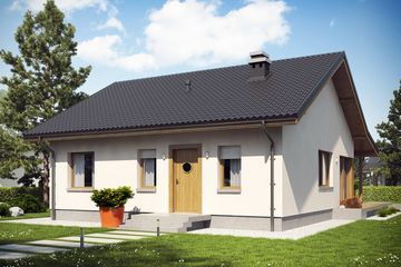  Projekt domu Elmo III energo (WRC2416) - projekt domu parterowego - Zdjęcie 1