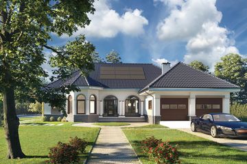  Projekt domu Arkadia (1400) (KRD2557) - projekt domu parterowego - Zdjęcie 1