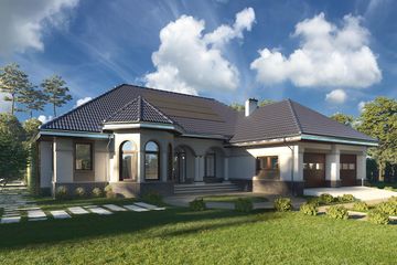  Projekt domu Arkadia (1400) (KRD2557) - projekt domu parterowego - Zdjęcie 6