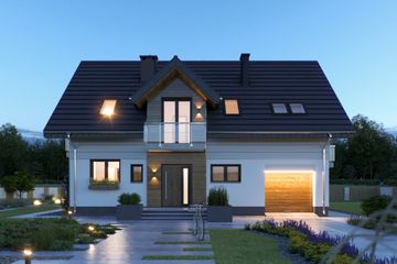  Projekt domu Axel Neo (1401) (KRD2558) - projekt domu parterowego z poddaszem - Zdjęcie 2