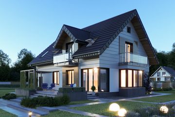  Projekt domu Axel Neo (1401) (KRD2558) - projekt domu parterowego z poddaszem - Zdjęcie 6