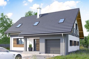  Projekt domu Skarbek Neo (1407) (KRD2563) - projekt domu parterowego z poddaszem - Zdjęcie 1