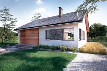  Projekt domu Lunna LMB86 (WRB1500) - projekt domu parterowego - Zdjęcie 3