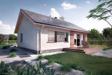  Projekt domu Lunna LMB86 (WRB1500) - projekt domu parterowego - Zdjęcie 7