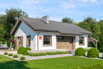  Projekt domu przy Przyjemnej 2 bis (KRK1318) - projekt domu parterowego - Zdjęcie 1