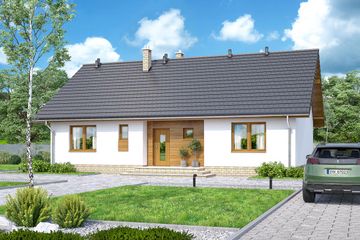  Projekt domu Bianco (WOF1040) - projekt domu parterowego - Zdjęcie 3