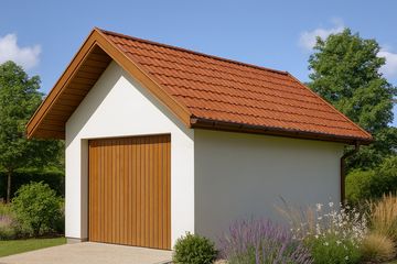  Projekt garażu WB-3846 (KRA1044) - projekt garażu parterowego - Zdjęcie 1