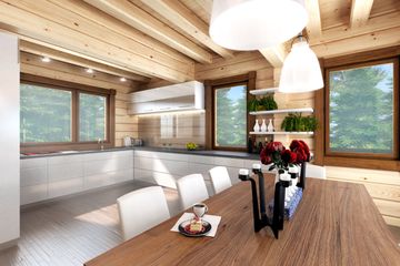  Projekt domu letniskowego D53 - dom letniskowy (WAI1235) - projekt domu letniskowego parterowego z poddaszem - Zdjęcie 7