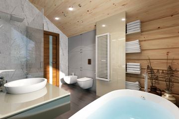  Projekt domu letniskowego D53 - dom letniskowy (WAI1235) - projekt domu letniskowego parterowego z poddaszem - Zdjęcie 8