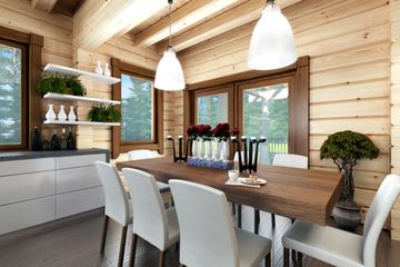  Projekt domu letniskowego D53 - dom letniskowy (WAI1235) - projekt domu letniskowego parterowego z poddaszem - Zdjęcie 6