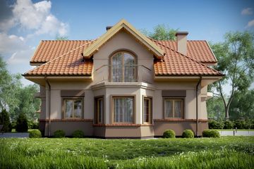  Projekt domu D160 (WAI1248) - projekt domu parterowego z poddaszem - Zdjęcie 4