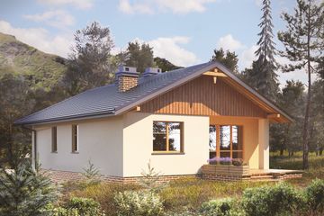  Projekt domu Miodunka (490) (KRD1531) - projekt domu parterowego - Zdjęcie 5