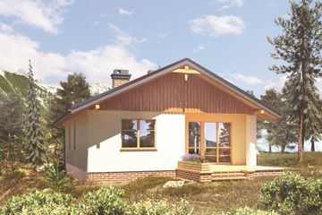  Projekt domu Miodunka (490) (KRD1531) - projekt domu parterowego - Zdjęcie 6