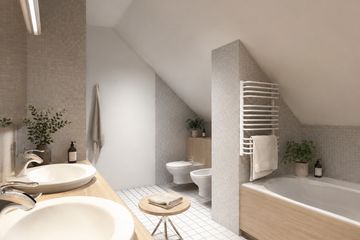 Projekt domu Smolik (626) - parterowy z poddaszem dom o powierzchni 107,30 m², dach dwuspadowy - ujęcie 5
