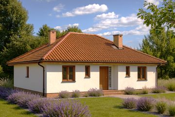  Projekt domu WB-3927 (KRA1108) - projekt domu parterowego - Zdjęcie 1