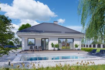  Projekt domu APS 030 (LUA1139) - projekt domu parterowego - Zdjęcie 2