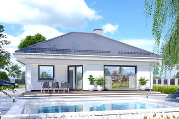  Projekt domu APS 030 (LUA1139) - projekt domu parterowego - Zdjęcie 2