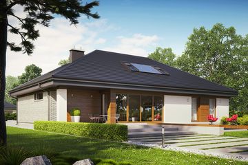  Projekt domu Gabriel II G1 energo (WRC2443) - projekt domu parterowego - Zdjęcie 1