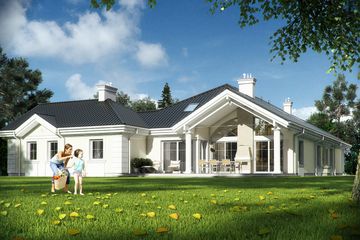  Projekt domu Rezydencja Parkowa (WAH1577) - projekt domu parterowego - Zdjęcie 2