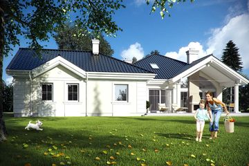  Projekt domu Rezydencja Parkowa (WAH1577) - projekt domu parterowego - Zdjęcie 3