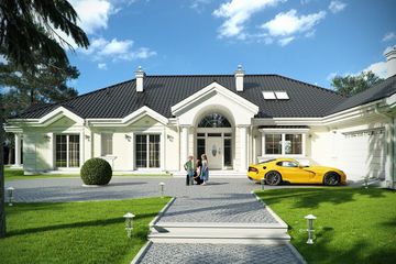  Projekt domu Rezydencja Parkowa (WAH1577) - projekt domu parterowego - Zdjęcie 4