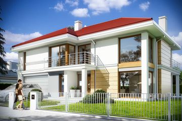  Projekt domu Riwiera 3 (WAH1579) - projekt domu z pełnym piętrem - Zdjęcie 3