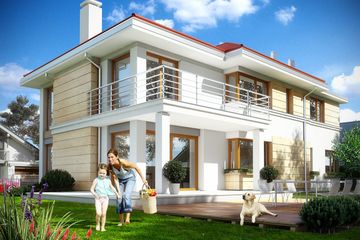  Projekt domu Riwiera 3 (WAH1579) - projekt domu z pełnym piętrem - Zdjęcie 4