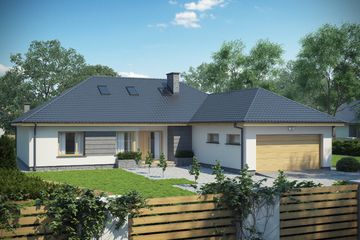  Projekt domu D152BK_P (WAI1274) - projekt domu parterowego - Zdjęcie 1