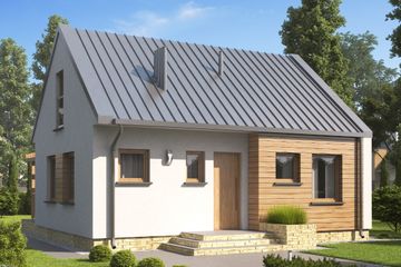  Projekt domu D57A - Luiza A (WAI1306) - projekt domu parterowego - Zdjęcie 1