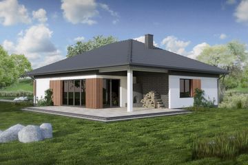  Projekt domu Doskonały F (GDA1031) - projekt domu parterowego - Zdjęcie 3