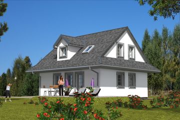  Projekt domu L-44 Dom tradycyjny (BBD1184) - projekt domu parterowego z poddaszem - Zdjęcie 1