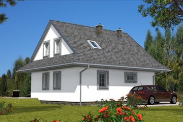  Projekt domu L-44 Dom tradycyjny (BBD1184) - projekt domu parterowego z poddaszem - Zdjęcie 4