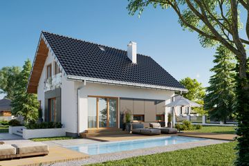  Projekt domu Celia (1412) (KRD2568) - projekt domu parterowego z poddaszem - Zdjęcie 2