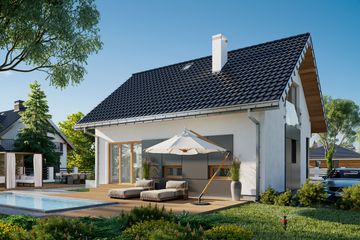  Projekt domu Celia (1412) (KRD2568) - projekt domu parterowego z poddaszem - Zdjęcie 4