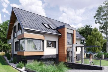  Projekt domu Agaton (1440) (KRD2569) - projekt domu parterowego z poddaszem - Zdjęcie 1