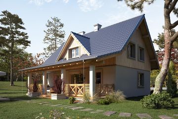  Projekt domu Malinowy (BSA2031) - projekt domu parterowego z poddaszem - Zdjęcie 3