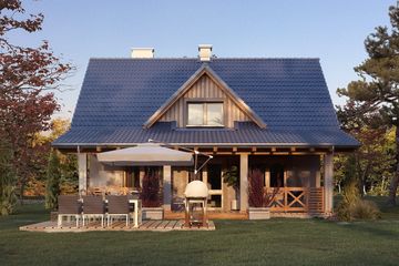  Projekt domu Malinowy (BSA2031) - projekt domu parterowego z poddaszem - Zdjęcie 2