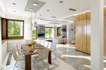  Projekt domu Rezydencja Leśna (WAH1587) - projekt domu z pełnym piętrem - Zdjęcie 6