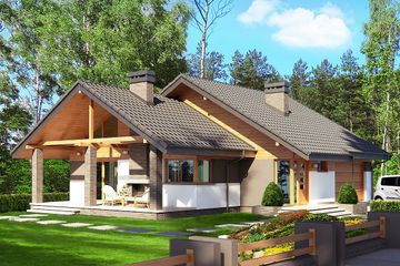  Projekt domu Maja 2G+ (BSB1093) - projekt domu parterowego - Zdjęcie 1