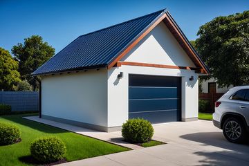  Projekt garażu G133 - Budynek garażowy (PRA1137) - projekt garażu parterowego - Zdjęcie 1